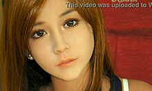 Asian teen sex doll enjoys intense doggystyle anal with BF
