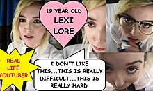 젊은 브로거 렉시 로어가 딥스로트 비디오에서 브레이스와 더러운 얘기를 나눕니다