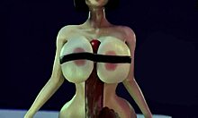 Video 3D erotis dengan gadis berpayudara besar yang dihenjut dan diisi dengan air mani